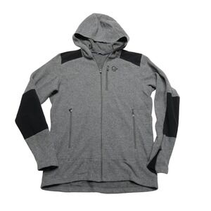 Norrøna Hoodie Mens Large‎ Gray Tamok Warm Wool2 Zip Hood Jacket Mercury